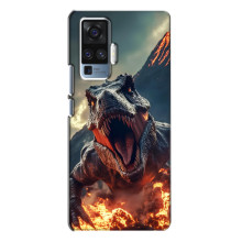Чехол с картинкой «Хищники» для Vivo X50 Pro – Динозавр