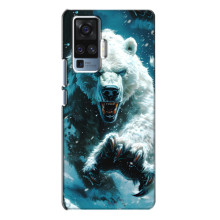 Чехол с картинкой «Хищники» для Vivo X50 Pro – Медведь