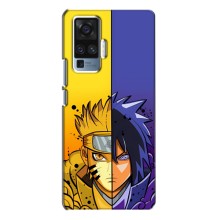 Купить Чохли на телефон з принтом Anime для Віво Х50 Про – Naruto Vs Sasuke