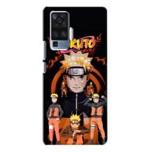 Naruto Anime Чехлы для Виво Х50 Про (AlphaPrint)