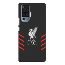 Силиконовые Чехлы принт Футбол на Vivo X50 Pro – Эмблема Liverpool