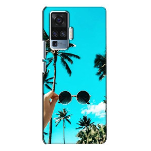 Силиконовый чехол с КАРТИНКАМИ лето для Vivo X50 Pro (AlphaPrint)