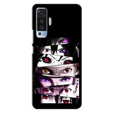 Чехлы Персонажи Аниме Наруто для Vivo X50 (AlphaPrint) – Глаза Anime