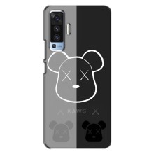 Чехлы для Vivo X50 - Bearbrick Louis Vuitton (PREMIUMPrint) – БеарБрик глаза