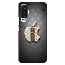 Чехлы ГУЧЧИ для Виво Х50 (AlphaPrint) (Apple gucci)
