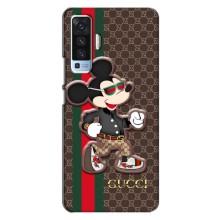 Чехлы ГУЧЧИ для Виво Х50 (AlphaPrint) (Маус Гуччи)