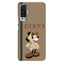 Чехлы ГУЧЧИ для Виво Х50 (AlphaPrint) (Mickey GUCCI)
