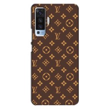 Чехлы Луи Витон для Vivo X50 (AlphaPrint - LOUIS VUITTON) (фон LOUIS VUITTON)