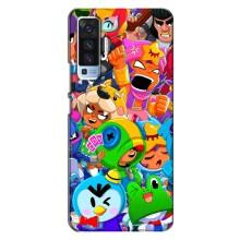 Чехлы Brawl Stars для Vivo X50 (AlphaPrint)