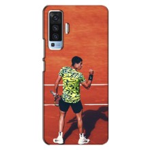 Чехлы с принтом Спортивная тематика для Vivo X50 – Алькарас Теннисист