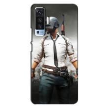 Чехол PUBG для Виво Х50 (AlphaPrint) (Пабг мен)