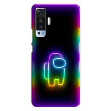 Чехол Амонг Ас для Vivo X50 (AlphaPrint) (Яркий скин)