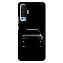 Чехол для Виво Х50 - с принтом БМВ (AlphaPrint) (Машина BMW)