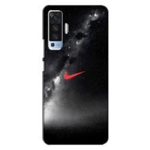 Чехол для Vivo X50 - с принтом Найк (AlphaPrint) (Найк красный)