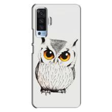Чехол с птицами на Vivo X50 (VPrint) (Милая Сова)