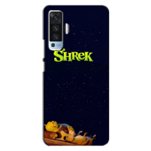 Чохол з мультфільмом Шрек на Vivo X50 – Шрек лого