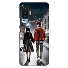 Чохол з дизайном Венздей 2 на Vivo X50 – Венздей і Тайлер