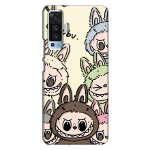 Чохол з Лабубу на Vivo X50 (Колаж Лабубу)