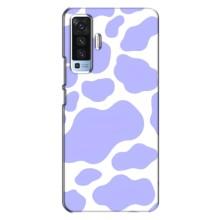 Чохол з принтом корови на ВiВО X50 – Фіолетовий принт