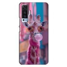 Чохол з принтом стильні тварини для ВiВО X50 – Стильна жирафа