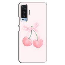 Чохол з розовим принтом для Vivo X50 – Рожеві вишні