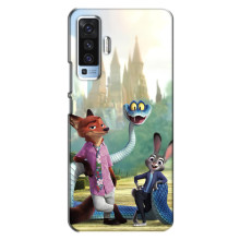 Чохол Зоотрополіс на Vivo X50 – Нік Джуді і змія