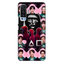 Чохол Гра в кальмара для Vivo X50 – Персонажі гри кальмара