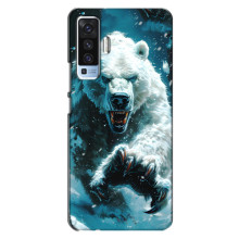 Чохол з картинкою 'Хижаки' для Vivo X50 (Ведмідь)