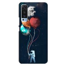 Космические Чехлы для Виво Х50 (VPrint) (Планеты шарики)