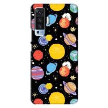 Космические Чехлы для Виво Х50 (VPrint) (Рисованные планеты)