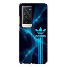 Чохли Адидас для Vivo X60 Pro Plus (AlphaPrint) (Синій Адідас)