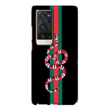 Чехлы Бренд GUCCI для Vivo X60 Pro Plus (Змей Гуччи)