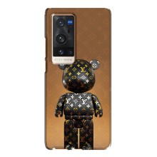 Чехлы для Vivo X60 Pro Plus - Bearbrick Louis Vuitton (PREMIUMPrint)