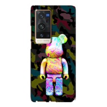 Чехлы для Vivo X60 Pro Plus - Bearbrick Louis Vuitton (PREMIUMPrint) (Яркий Bearbrick)