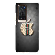Чехлы ГУЧЧИ для Виво Х60 Про Плюс (AlphaPrint) (Apple gucci)