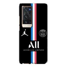Чехлы PSG для Vivo X60 Pro Plus (AlphaPrint) (футболка ПСЖ)