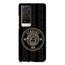 Чехлы VERSACE для Виво Х60 Про Плюс (PREMIUMPrint) – Лого Версаче