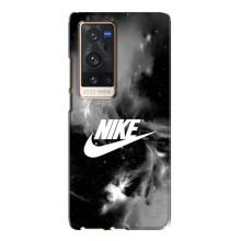 Чехол для Vivo X60 Pro Plus - с принтом Найк (AlphaPrint) (Лого Найк)