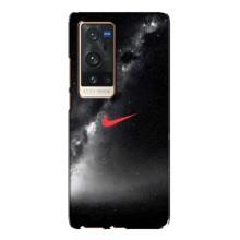 Чехол для Vivo X60 Pro Plus - с принтом Найк (AlphaPrint) (Найк красный)