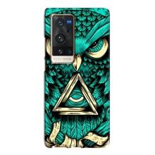 Чохол з пташками на Vivo X60 Pro Plus (VPrint) (Сова з оком)