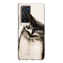 Чохол з пташками на Vivo X60 Pro Plus (VPrint) (Сова)