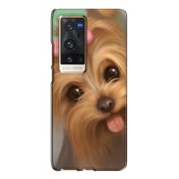 Чехол (ТПУ) Милые собачки для Vivo X60 Pro Plus – Йоршенский терьер
