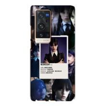 Чохли Венсдей на Vivo X60 Pro Plus Уенсдей (AlphaPrint) (колаж Венздей)