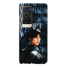 Чохли Венсдей на Vivo X60 Pro Plus Уенсдей (AlphaPrint) (Венздей кішка)