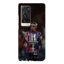 Чехол с футболистом Ламин Ямаль Vivo X60 Pro Plus (Ямал с кубком)