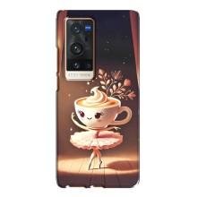 Чохол з мемом Тралалело тралала на Vivo X60 Pro Plus – Балерина капучина