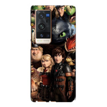 Чехол как приручить дракона на Vivo X60 Pro Plus (Персонажи дракона)