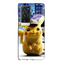 Чехол с Пикачу на Vivo X60 Pro Plus – Пикачу в городе