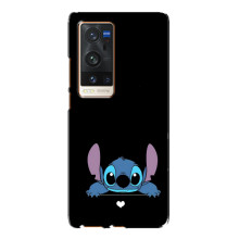 Чехол с принтом Стич на Vivo X60 Pro Plus – Стич на черном