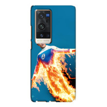 Чехол с принтом Фантастическая четверка для Vivo X60 Pro Plus – Человек-Факел